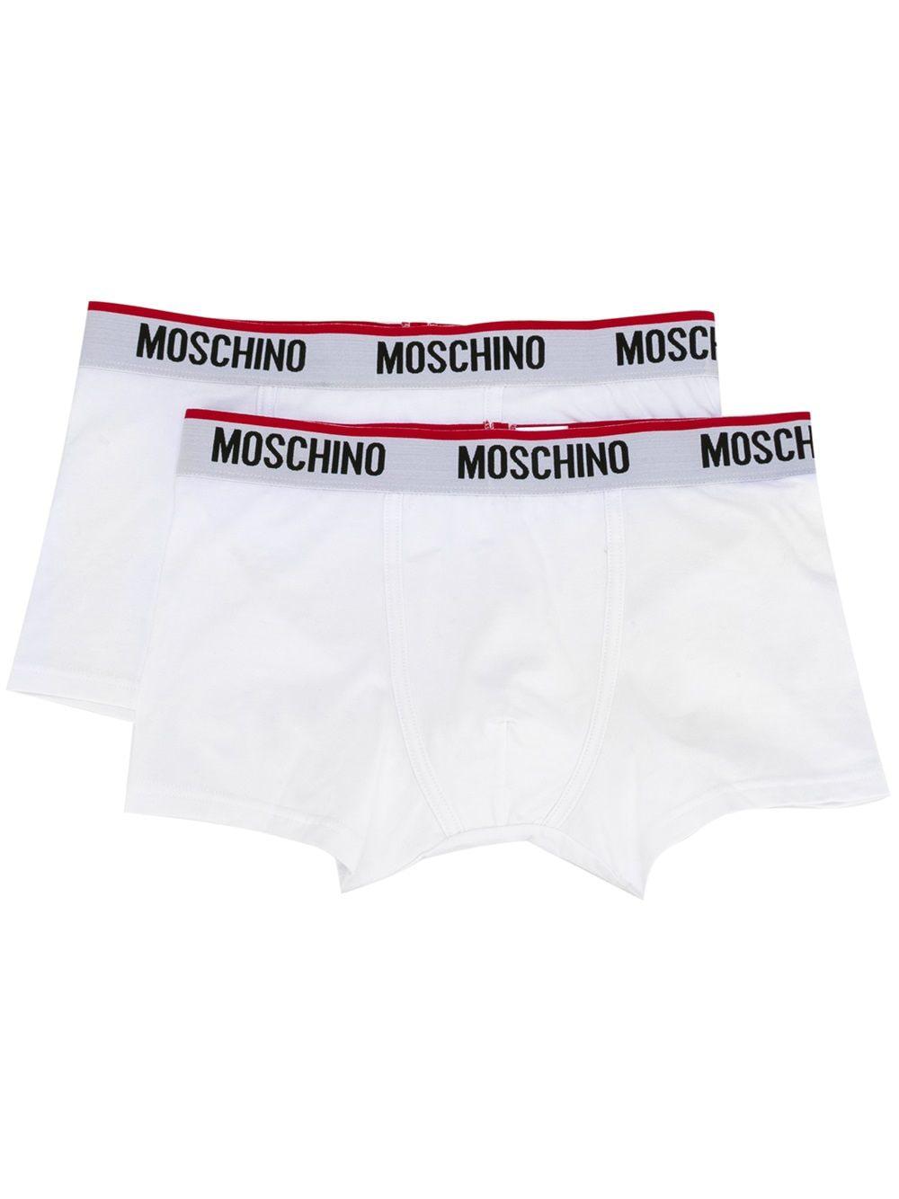 logo-strap boxers (set of two) by MOSCHINO