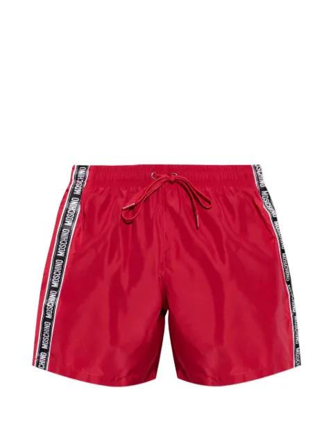 logo-tape swim shorts by MOSCHINO