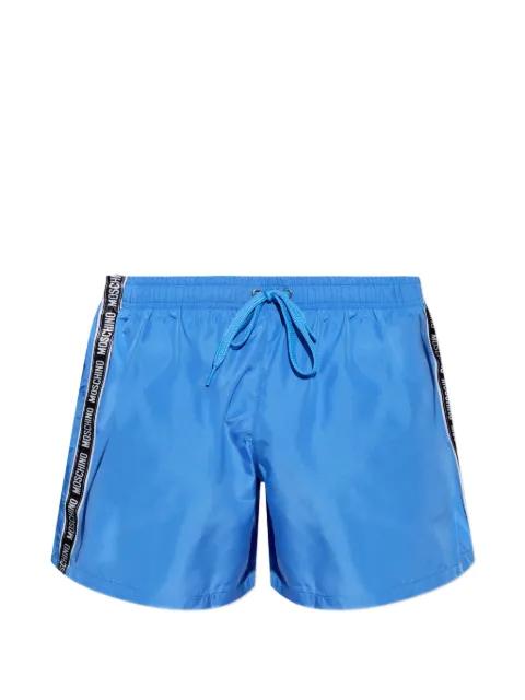 logo-tape swim shorts by MOSCHINO