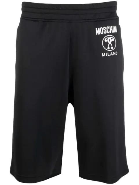 logo-tape track shorts by MOSCHINO