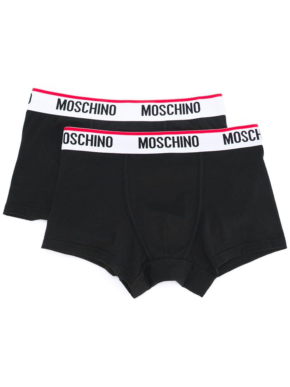 logo-waistband briefs (set of two) by MOSCHINO