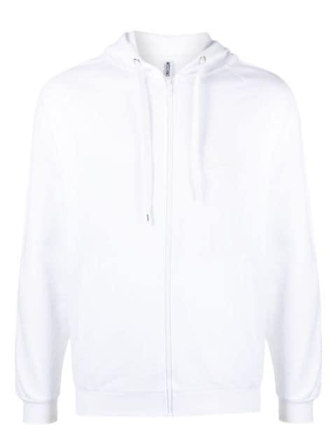 long-sleeve zip-up hoodie by MOSCHINO
