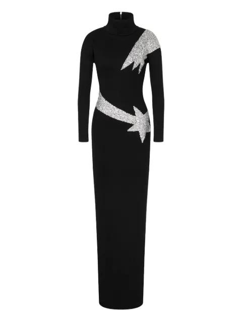 maxi cotton-blend dress by MOSCHINO