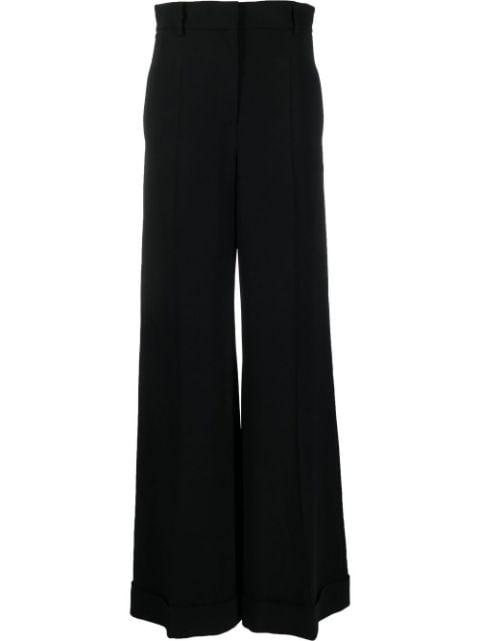 mid-rise palazzo pant by MOSCHINO