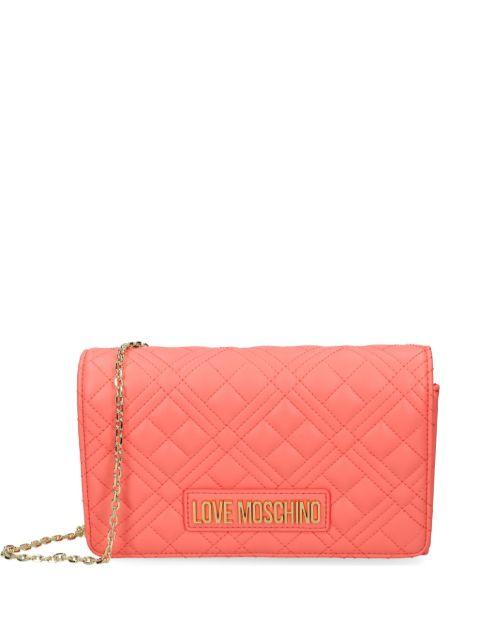 padded satchel bag by MOSCHINO