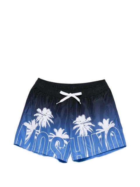 palm-tree print swim short by MOSCHINO