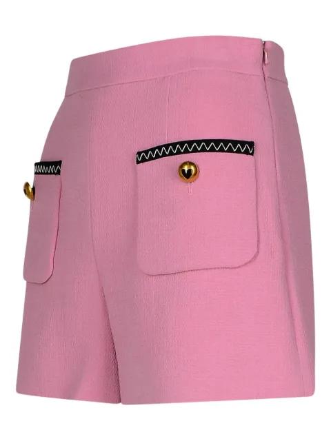 patch-pocket shorts by MOSCHINO