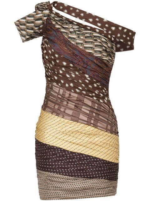patchwork-design sleeveless dress by MOSCHINO