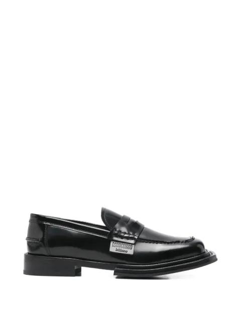 penny leather loafers by MOSCHINO