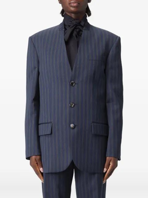pinstripe-print blazer by MOSCHINO