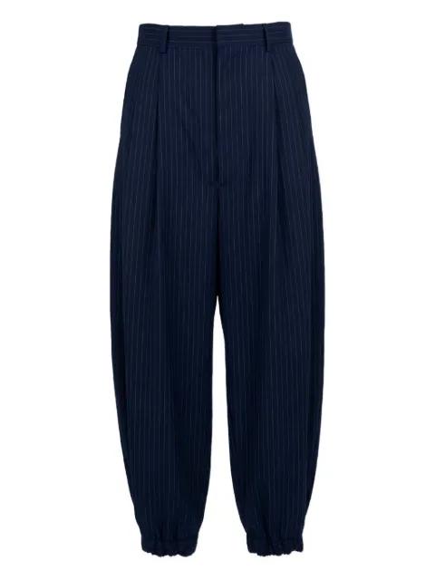pinstripe trousers by MOSCHINO