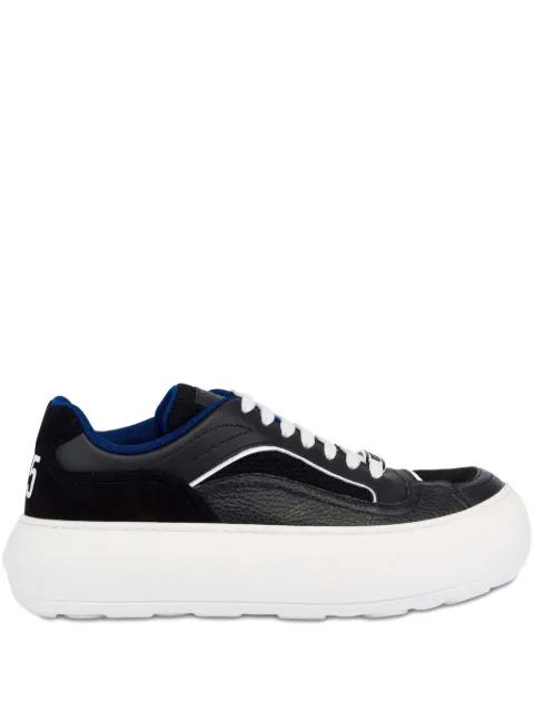 platform leather sneakers by MOSCHINO