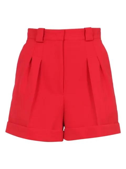 pleated-details shorts by MOSCHINO