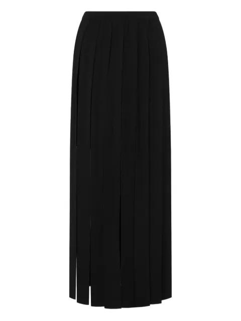 pleated maxi skirt by MOSCHINO