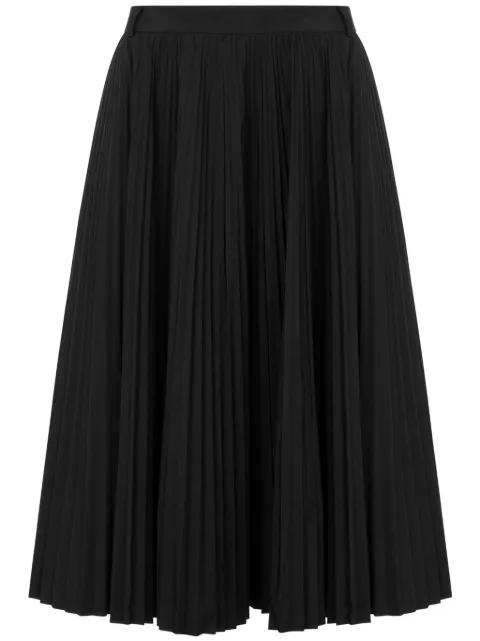 pleated midi skirt by MOSCHINO