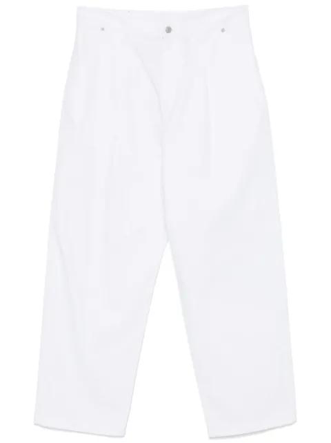 pleated wide-leg trousers by MOSCHINO