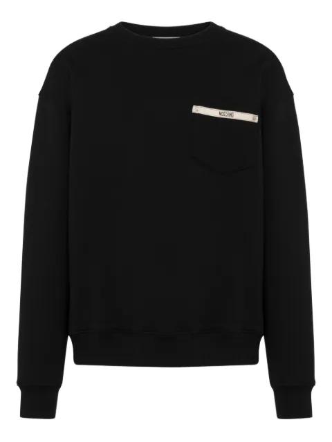 pocket-detail sweatshirt by MOSCHINO