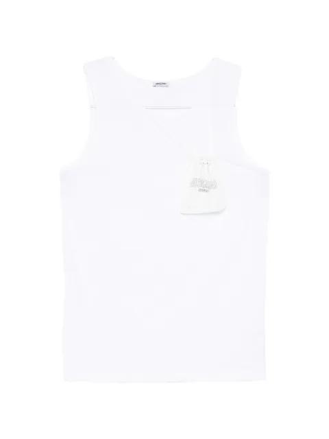 pocket-detail vest by MOSCHINO