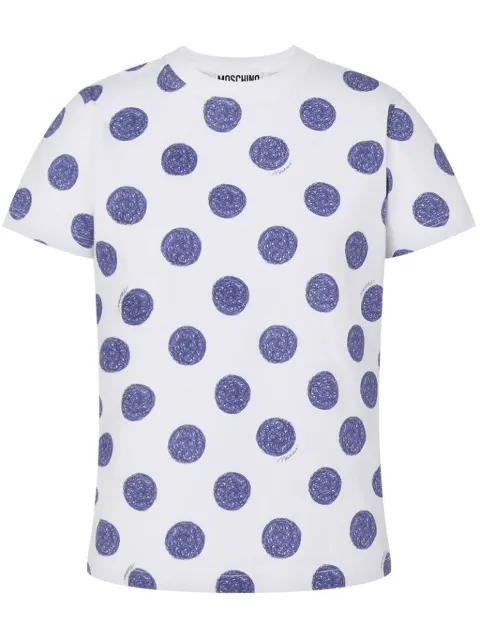 polka dot-print T-shirt by MOSCHINO