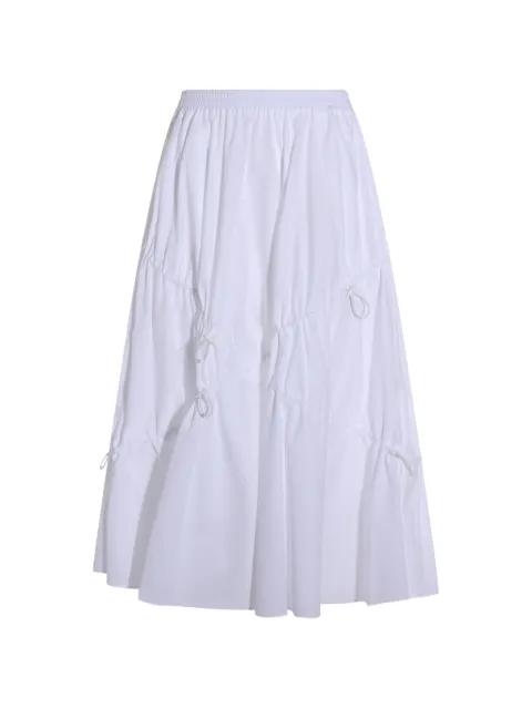 poplin midi skirt by MOSCHINO