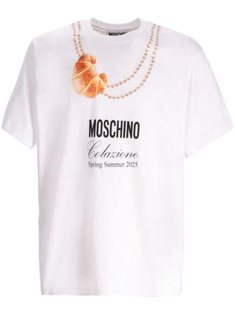printed T-shirt by MOSCHINO