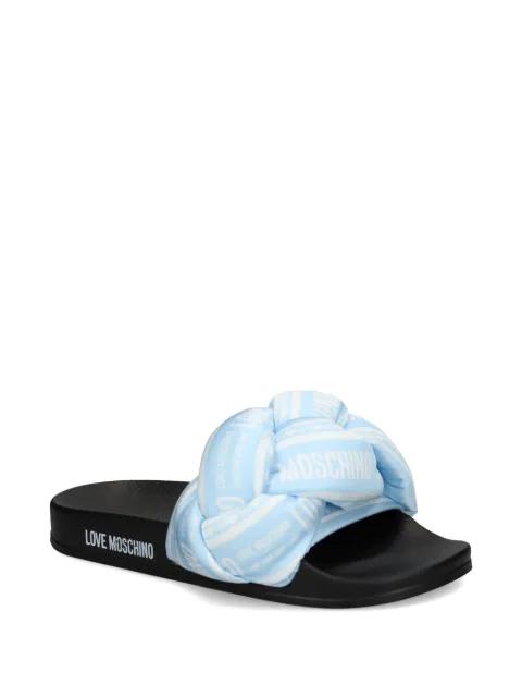 printed flip flops by MOSCHINO