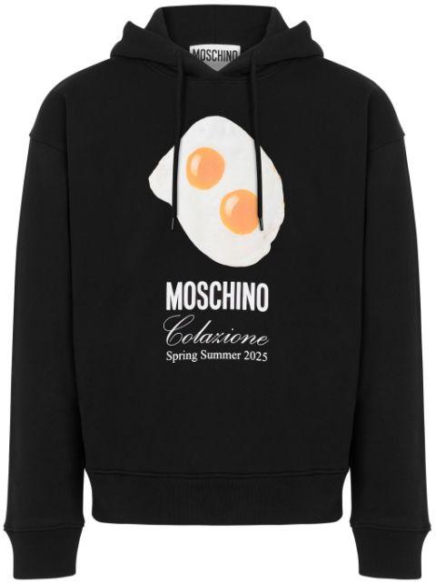 printed hoodie by MOSCHINO