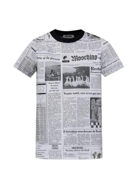printed round-neck T-shirt by MOSCHINO