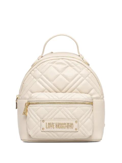 quilted backpack by MOSCHINO