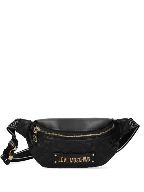quilted belt bag by MOSCHINO