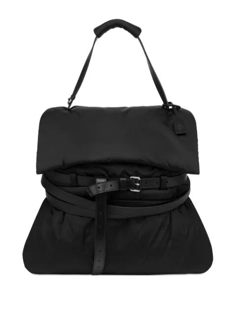 quilted belted shoulder bag by MOSCHINO