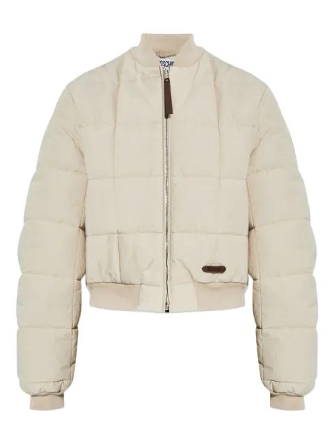 quilted bomber jacket by MOSCHINO