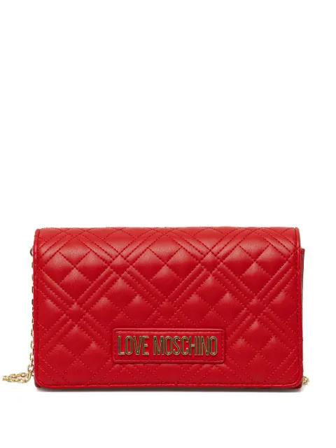 quilted chain cross body bag by MOSCHINO