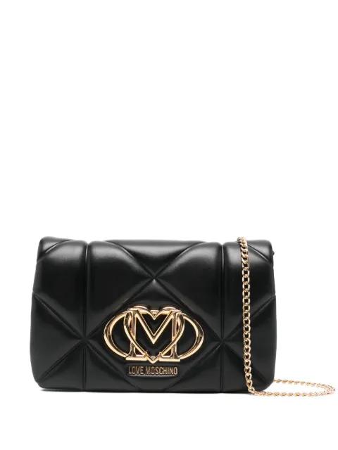 quilted chain cross body bag by MOSCHINO
