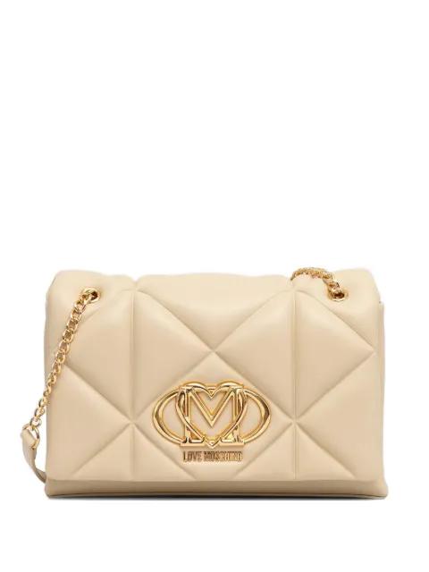 quilted chain cross body bag by MOSCHINO