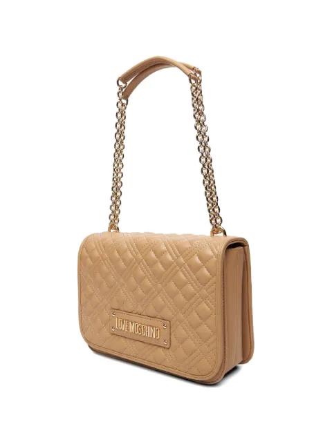 quilted chain crossbody bag by MOSCHINO