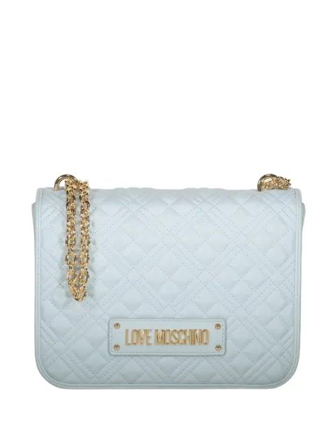 quilted chain shoulder bag by MOSCHINO