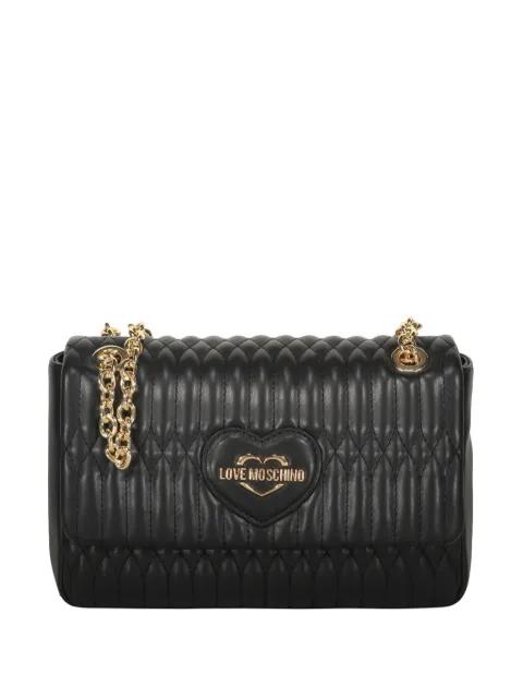 quilted chain shoulder bag by MOSCHINO