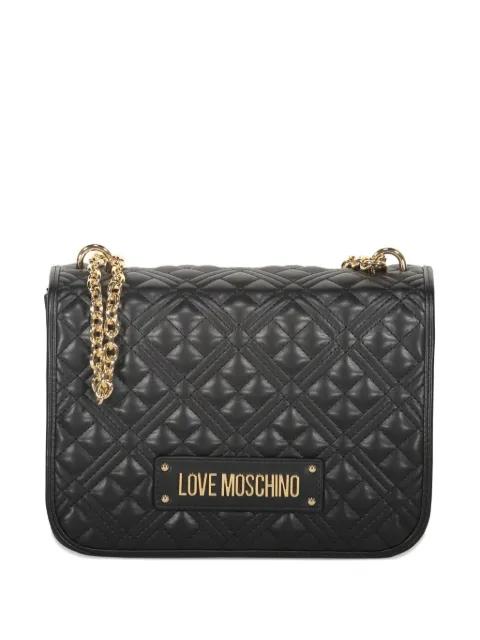 quilted chain shoulder bag by MOSCHINO