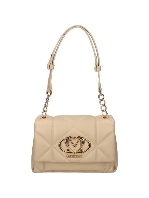 quilted chain-strap cross body bag by MOSCHINO