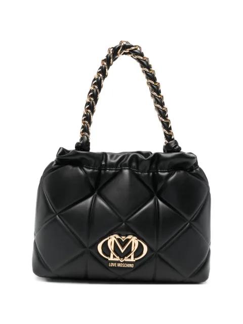 quilted chain-strap shoulder bag by MOSCHINO