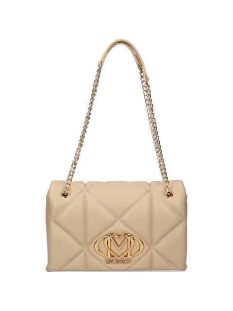 quilted chain-strap shoulder bag by MOSCHINO