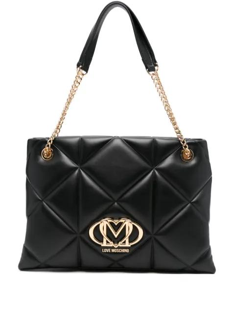 quilted shoulder bag by MOSCHINO