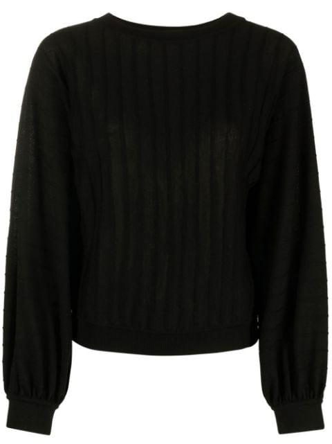 relaxed crew-neck jumper by MOSCHINO