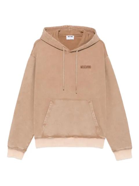 rhinestone-embellished hoodie by MOSCHINO