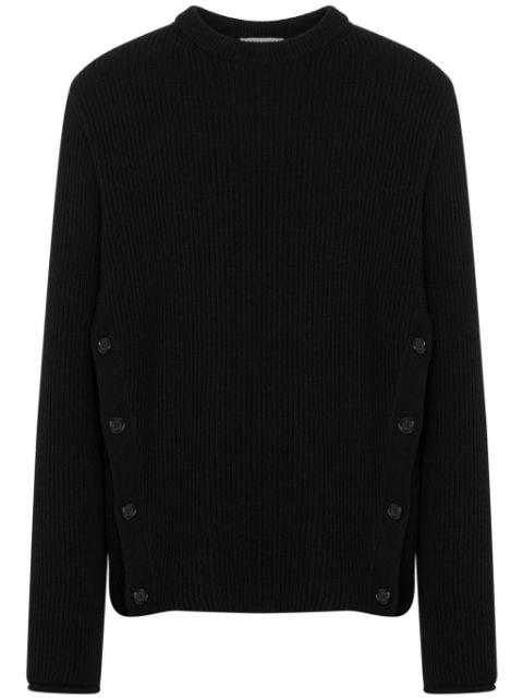 ribbed-knit virgin-wool jumper by MOSCHINO