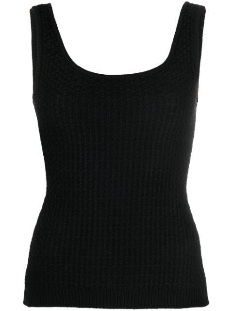 round-neck virgin wool top by MOSCHINO