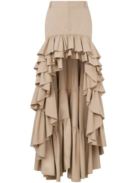 ruffled maxi skirt by MOSCHINO