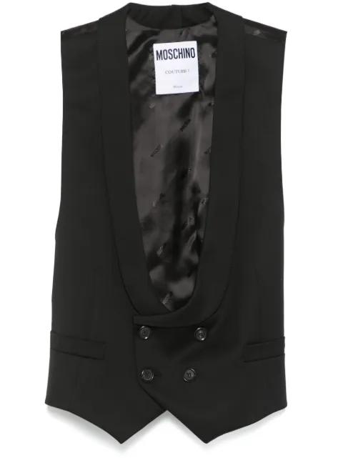 scoop-neck waistcoat by MOSCHINO