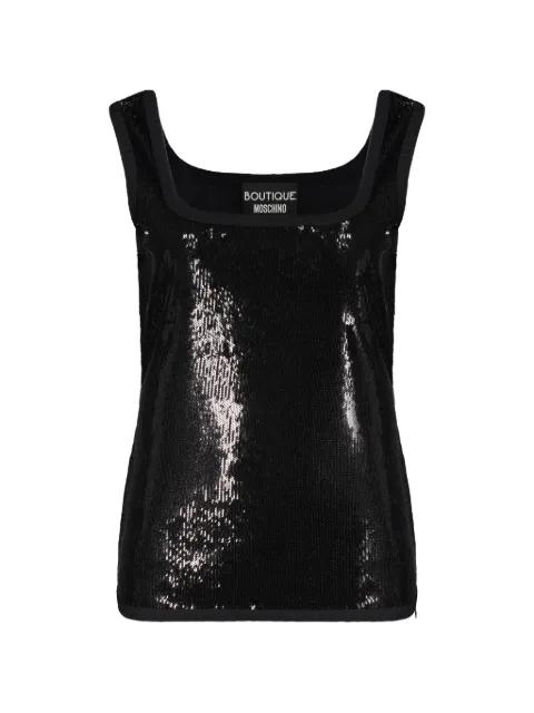 sequin-embellished blouse by MOSCHINO